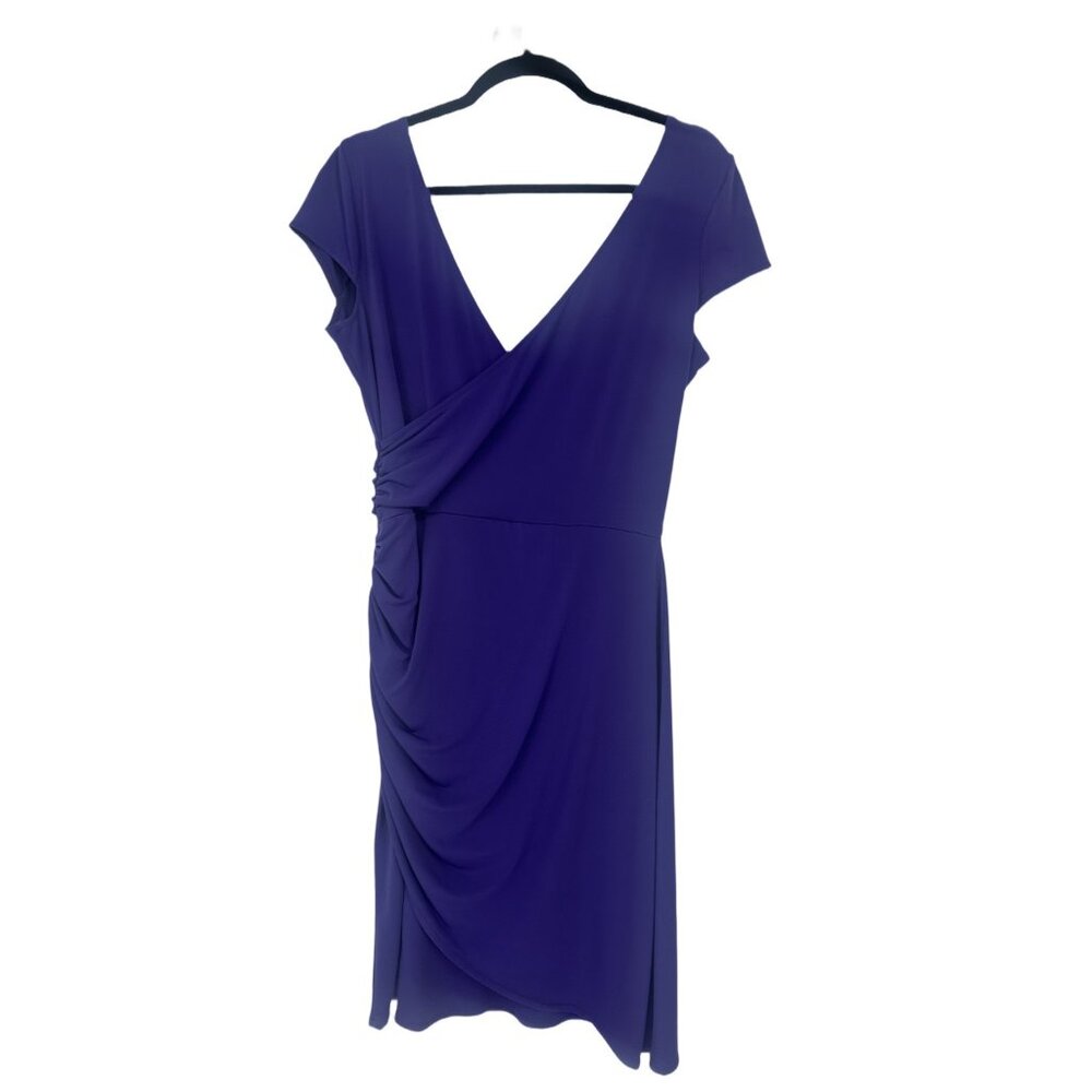 Maggy L Cocktail Dress Deep Purple Size 10 - Picture 3 of 7